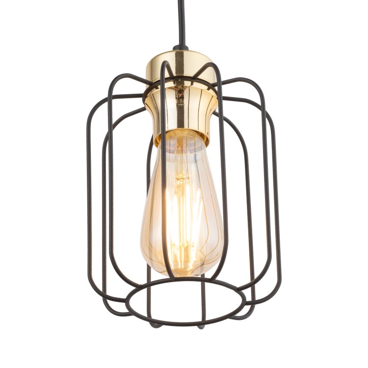 GALAXY NEW Lampa wisząca 1 4714 TK Lighting Złoty, Czarny Czarny