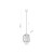 GALAXY NEW Lampa wisząca 1 4714 TK Lighting Złoty, Czarny Czarny