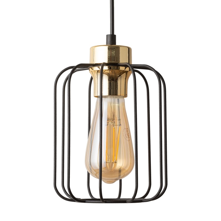 GALAXY NEW Lampa wisząca 1 4714 TK Lighting Złoty, Czarny Czarny