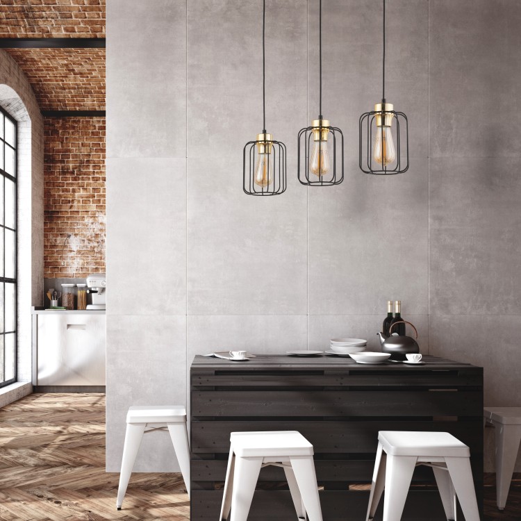 GALAXY NEW Lampa wisząca 3 4716 TK Lighting Złoty, Czarny Czarny