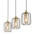 GALAXY NEW Lampa wisząca 3 4716 TK Lighting Złoty, Czarny Czarny