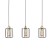 GALAXY NEW Lampa wisząca 3 4716 TK Lighting Złoty, Czarny Czarny