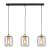 GALAXY NEW Lampa wisząca 3 4716 TK Lighting Złoty, Czarny Czarny