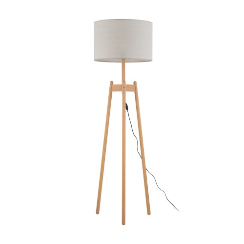 PEREZ LINEN Lampa podłogowa 1 5423 TK Lighting Sosna Len
