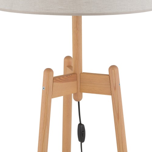 PEREZ LINEN Lampa podłogowa 1 5423 TK Lighting Sosna Len
