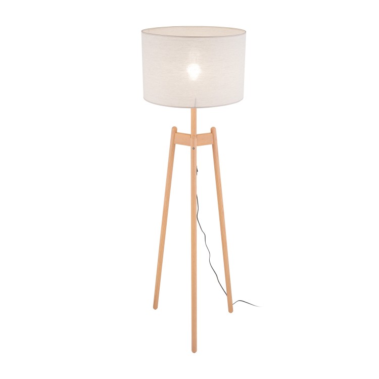 PEREZ LINEN Lampa podłogowa 1 5423 TK Lighting Sosna Len