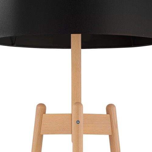 PEREZ BLACK Lampa podłogowa 1 5425 TK Lighting Sosna Czarny