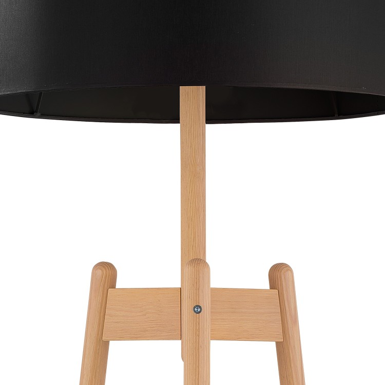 PEREZ BLACK Lampa podłogowa 1 5425 TK Lighting Sosna Czarny