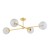 CADIX GOLD Lampa sufitowa 4 4607 TK Lighting Złoty Transparentny