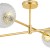 CADIX GOLD Lampa sufitowa 4 4607 TK Lighting Złoty Transparentny