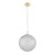 CADIX GOLD Lampa wisząca 1 PŁ 300 4610 TK Lighting Złoty Transparentny