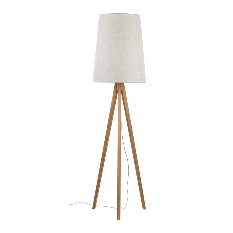 WALZ NATURE Lampa podłogowa 1 FSC 100%, SA-COC-006060 5598 TK Lighting Sosna Len