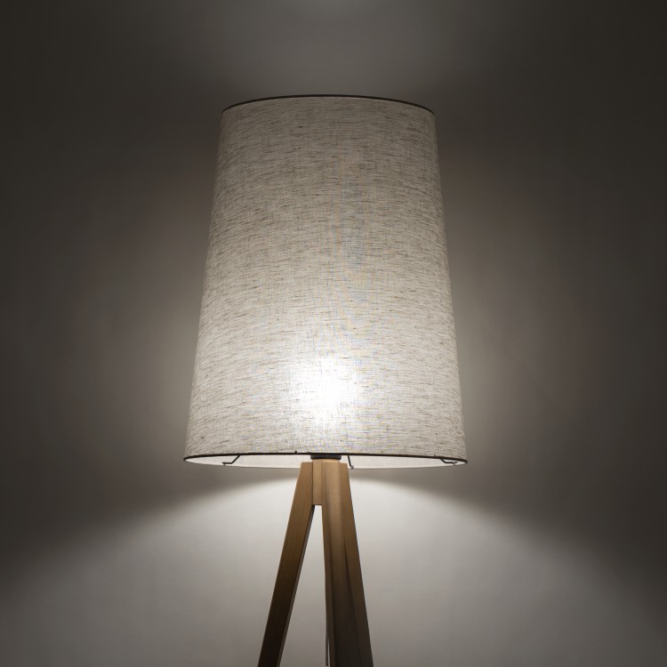 WALZ NATURE Lampa podłogowa 1 FSC 100%, SA-COC-006060 5598 TK Lighting Sosna Len