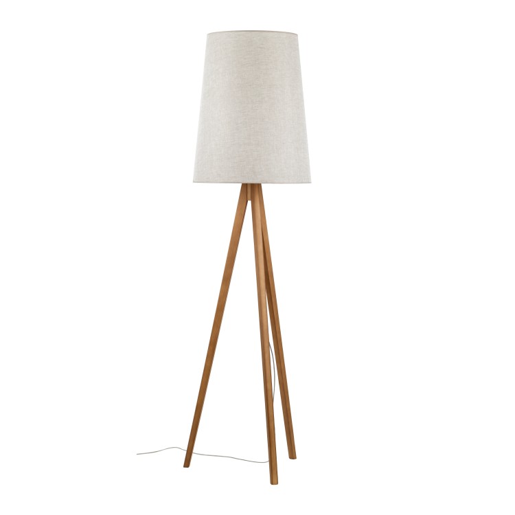 WALZ NATURE Lampa podłogowa 1 FSC 100%, SA-COC-006060 5598 TK Lighting Sosna Len