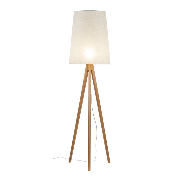 WALZ NATURE Lampa podłogowa 1 FSC 100%, SA-COC-006060 5598 TK Lighting Sosna Len