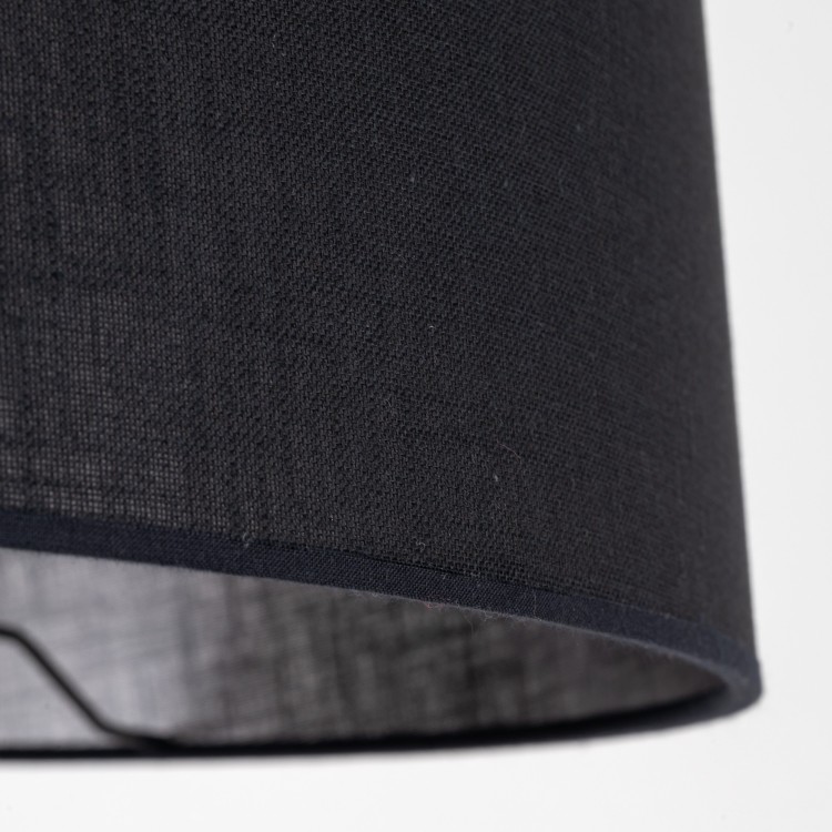 WALZ BLACK Lampa podłogowa 1 FSC 100%, SA-COC-006060 5599 TK Lighting Sosna Czarny