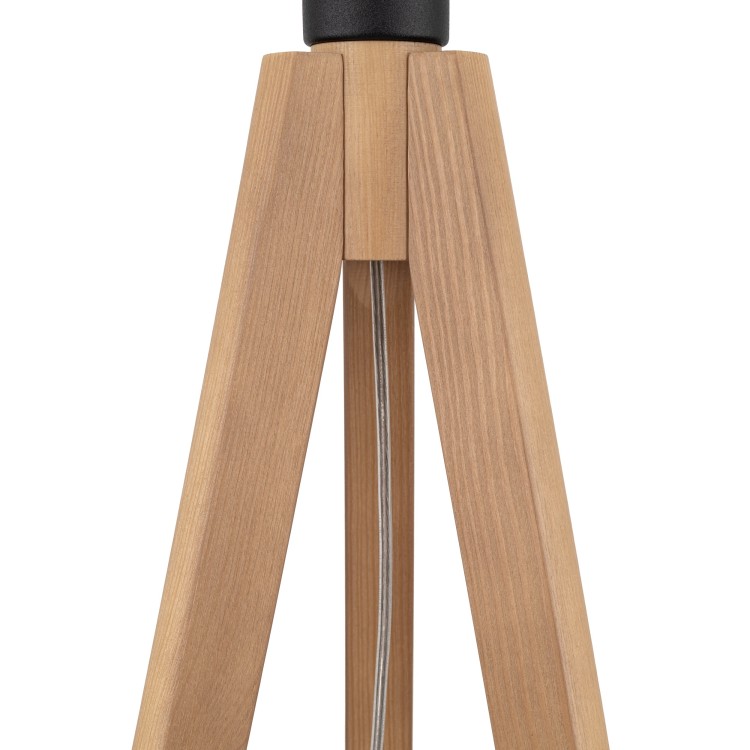 WALZ BLACK Lampa podłogowa 1 FSC 100%, SA-COC-006060 5599 TK Lighting Sosna Czarny