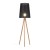 WALZ BLACK Lampa podłogowa 1 FSC 100%, SA-COC-006060 5599 TK Lighting Sosna Czarny