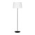 MAJA BLACK WHITE Lampa podłogowa 1 5547 TK Lighting Czarny Biały
