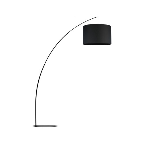 MOBY BLACK I Lampa podłogowa 1 5485 TK Lighting Czarny Czarny