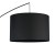 MOBY BLACK I Lampa podłogowa 1 5485 TK Lighting Czarny Czarny