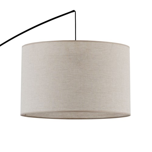 MOBY NATURE Lampa podłogowa 1 5486 TK Lighting Czarny Len