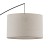 MOBY NATURE Lampa podłogowa 1 5486 TK Lighting Czarny Len