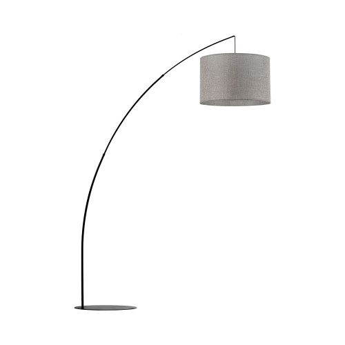 MOBY GRAY Lampa podłogowa 1 5487 TK Lighting Czarny Szary