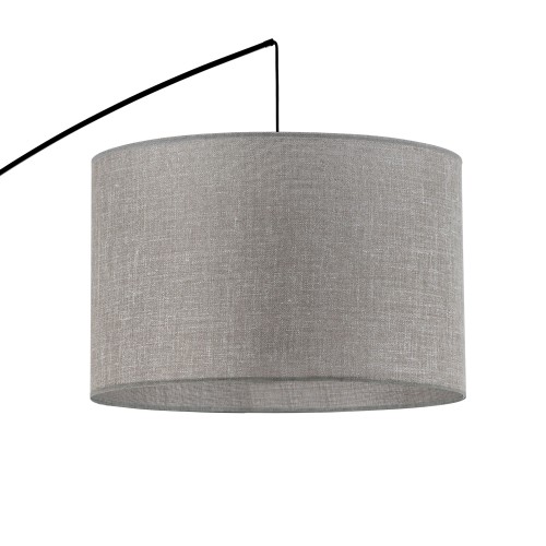 MOBY GRAY Lampa podłogowa 1 5487 TK Lighting Czarny Szary