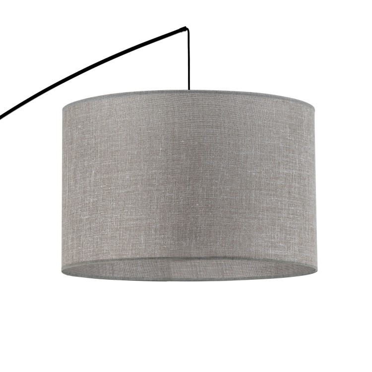 MOBY GRAY Lampa podłogowa 1 5487 TK Lighting Czarny Szary