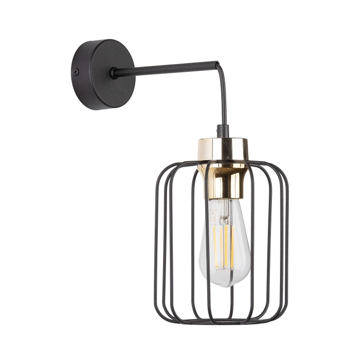 GALAXY NEW Kinkiet 1 4742 TK Lighting Złoty, Czarny Czarny
