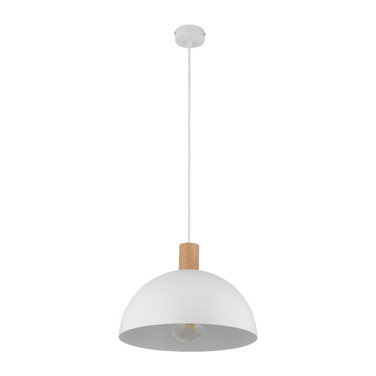 OSLO WHITE Lampa wisząca 1 4851 TK Lighting Biały, Sosna Biały