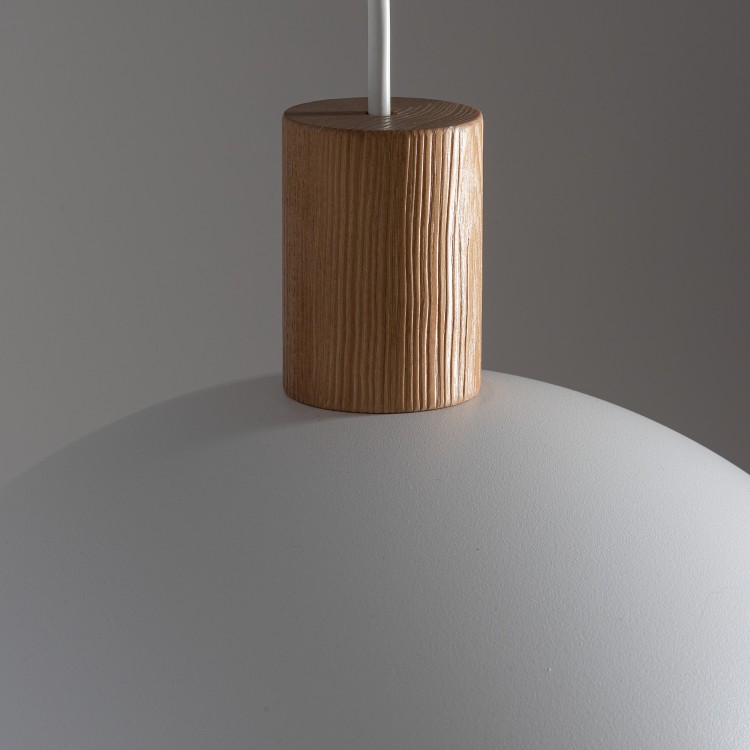 OSLO WHITE Lampa wisząca 1 4851 TK Lighting Biały, Sosna Biały