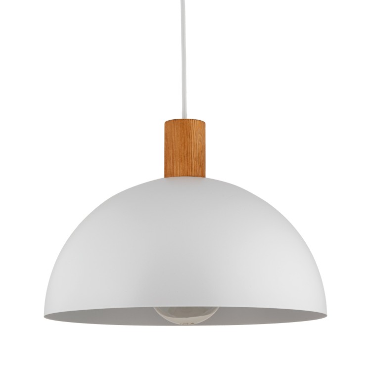 OSLO WHITE Lampa wisząca 1 4851 TK Lighting Biały, Sosna Biały