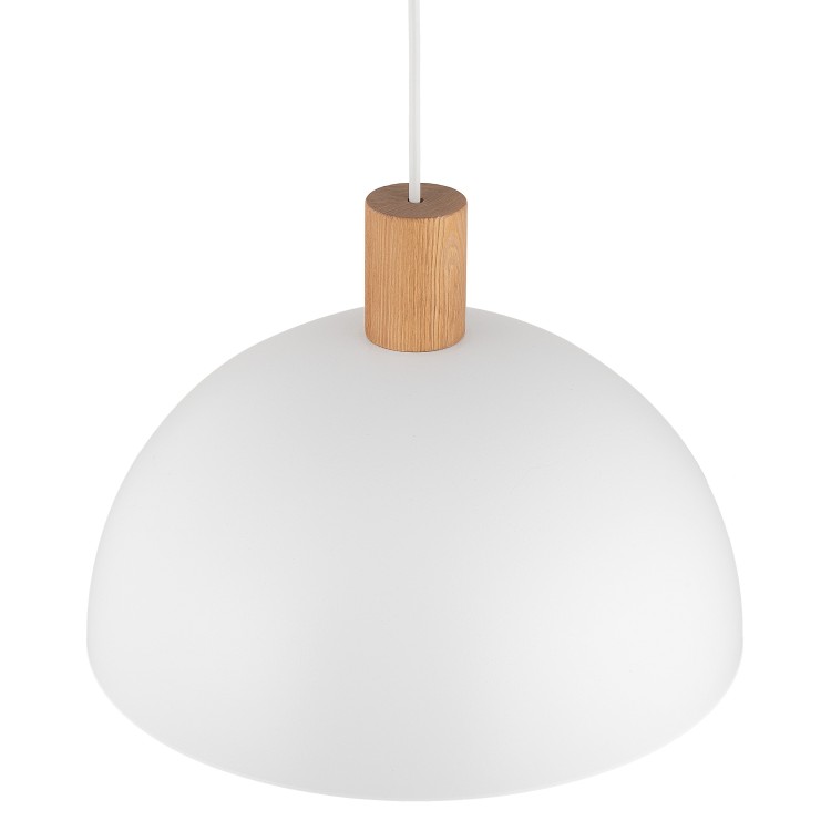 OSLO WHITE Lampa wisząca 1 4851 TK Lighting Biały, Sosna Biały