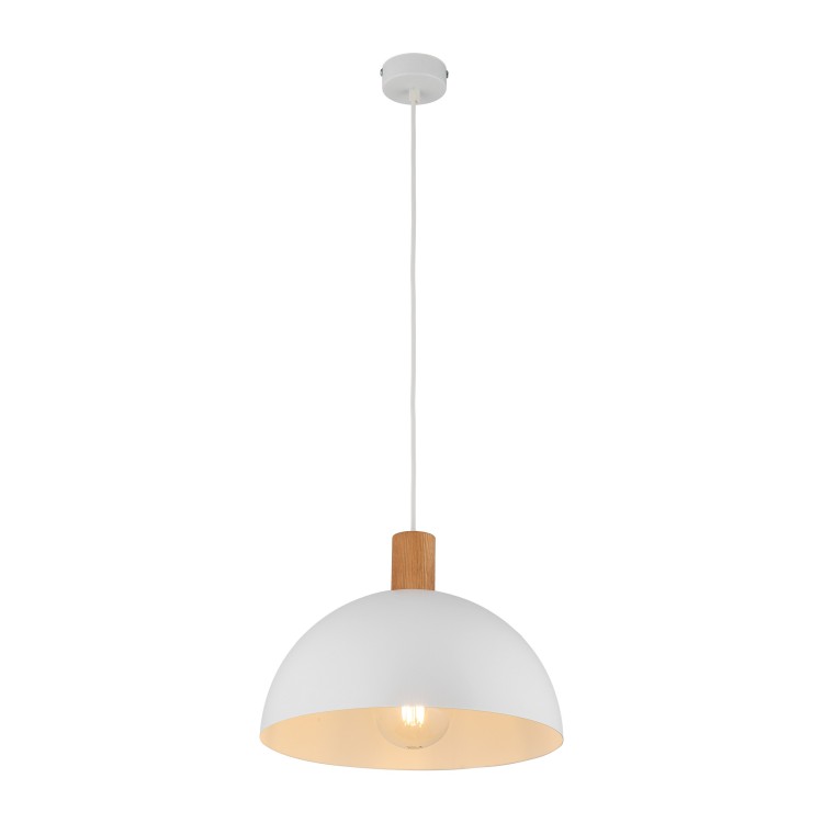 OSLO WHITE Lampa wisząca 1 4851 TK Lighting Biały, Sosna Biały