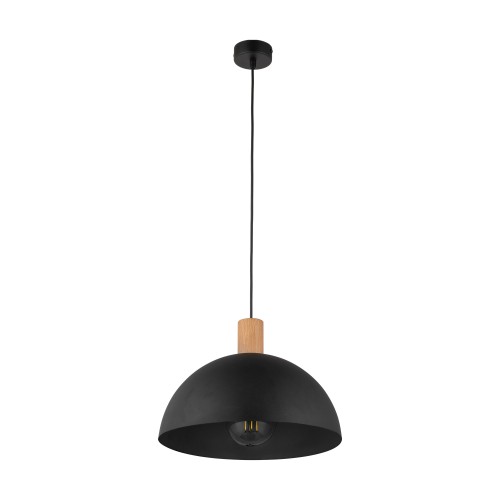 OSLO BLACK Lampa wisząca 1 4852 TK Lighting Sosna, Czarny Czarny
