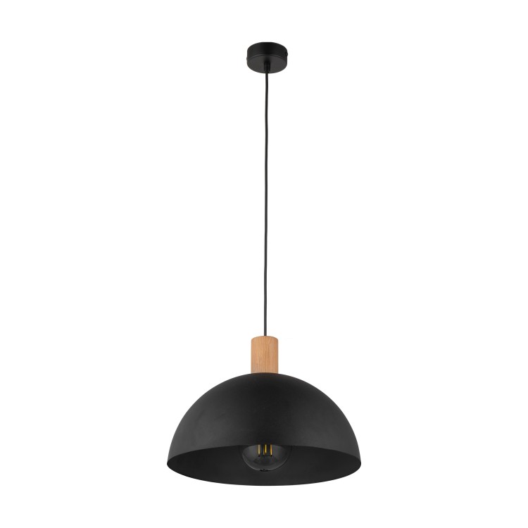 OSLO BLACK Lampa wisząca 1 4852 TK Lighting Sosna, Czarny Czarny