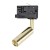TRACER Trójobwodowy LAGOS GOLD 1 G9 4848 TK Lighting Złoty, Czarny Złoty