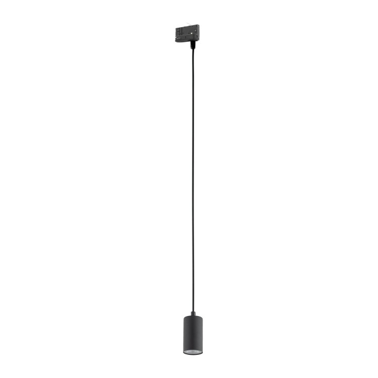 TRACER Trójobwodowy TOP BLACK Wiszący 1 GU10 4844 TK Lighting Czarny Czarny