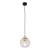 DEVI TRANSPARENT Lampa wisząca 1 180 4646 TK Lighting Złoty, Czarny Transparentny