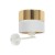 HILTON WHITE/GOLD Kinkiet 1 4770 TK Lighting Biały Złoty, Biały