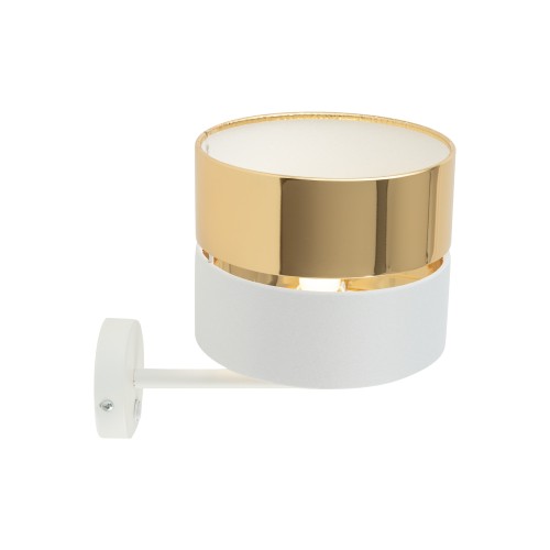HILTON WHITE/GOLD Kinkiet 1 4770 TK Lighting Biały Złoty, Biały
