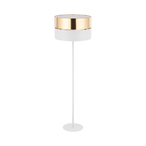 HILTON WHITE/GOLD Lampa podłogowa 1 5074 TK Lighting Biały Złoty, Biały