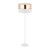 HILTON WHITE/GOLD Lampa podłogowa 1 5074 TK Lighting Biały Złoty, Biały