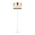 HILTON WHITE/GOLD Lampa podłogowa 1 5074 TK Lighting Biały Złoty, Biały