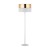 HILTON WHITE/GOLD Lampa podłogowa 1 5074 TK Lighting Biały Złoty, Biały