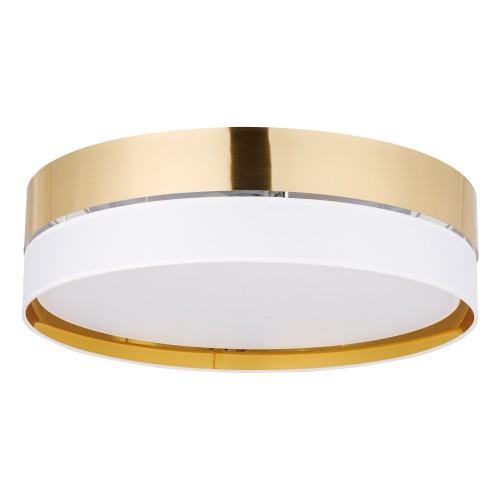 HILTON WHITE/GOLD Lampa sufitowa 4 600 4773 TK Lighting Biały Złoty, Biały
