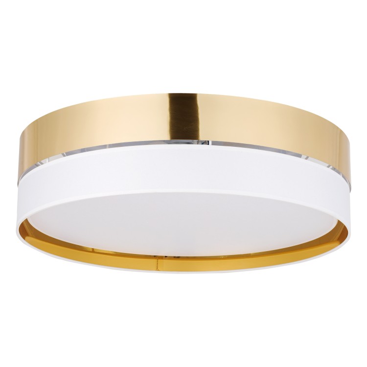 HILTON WHITE/GOLD Lampa sufitowa 4 600 4773 TK Lighting Biały Złoty, Biały