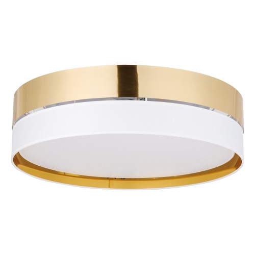 HILTON WHITE/GOLD Lampa sufitowa 4 600 4773 TK Lighting Biały Złoty, Biały